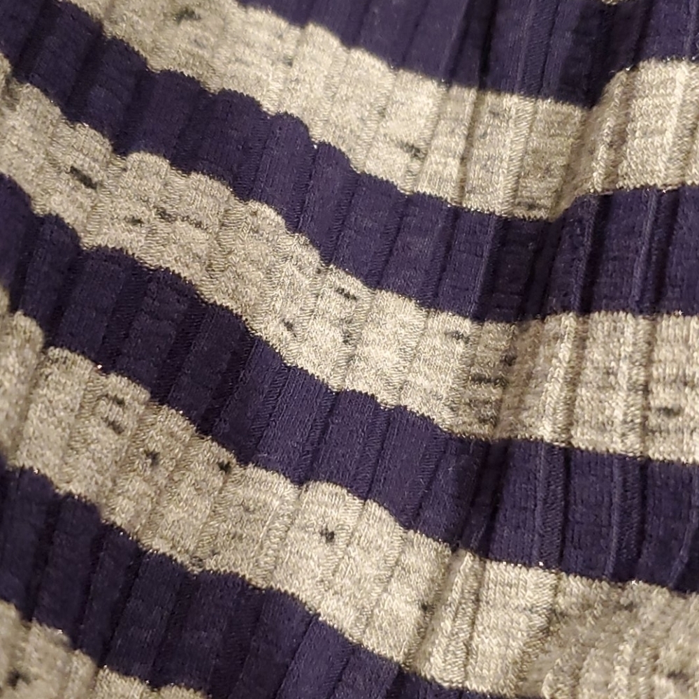 THREE Dots Poorboy Ribbed Long Sleeve Button Top - Picture 10 of 10